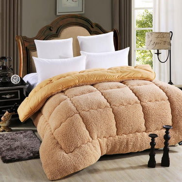 Beige Cashmere Blanket - Casatrail.com